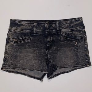 TINSELTOWN Denim Couture Black Shorts Size: 3